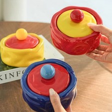 Bunte Keramik Aschenbecher