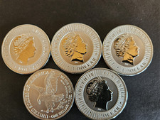  5 x 1 Oz  Münzen, 4 x