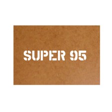 Super 95 Benzin Ölkarton Schablone Auto Benzin Kannister Lackierschablone #23424