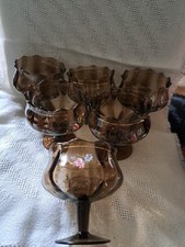 6 sektgläser/schalen