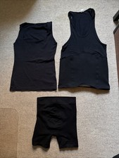 3 Teile Herren Funktions/Kompressionswäsche, Bauchweg Body Shaper M/L