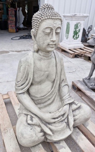 Gartenfigur buddha xxl - buddha, in
