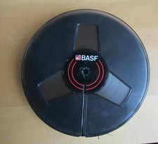 Tonband Spule BASF DPH 26LH PS67 18cm Spule in Kunststoff-Schuber bespielt