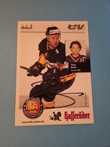Del eishockey autogrammkarte - del,