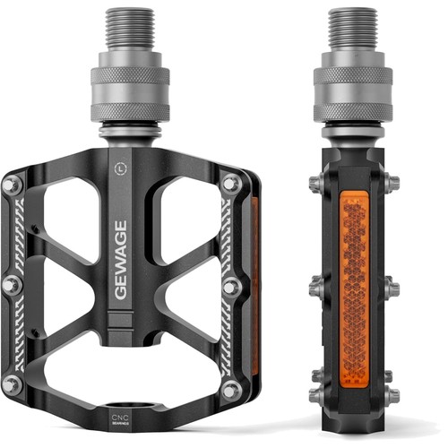 Fahrradpedal aluminium 16 - aluminium, 9/16