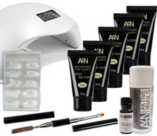 A4N Poly Flex Gel Set / AcrylGel in der Tube * Gelnägel Set * Starterset Nails