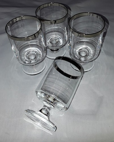 Likörglas set platinrand - set,,