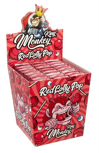 Monkey king red - red, pop