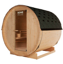 XXL Luxus Outdoor Fasssauna