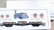 Märklin 84663 Flachwagen mit Ladegut Lokomobile der DB / Neuwerti/Unbespielt