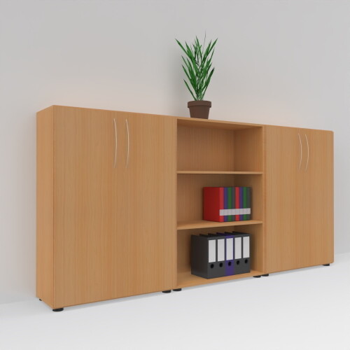 Büro schrankwand basis - schrankwand,
