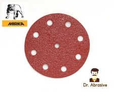  125 mm 5 Zoll Schleifscheiben 8+1 Schleifpapier Pads MIRKA für FESTOOL Rotex Haken und Schlaufe