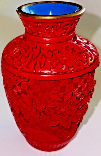 Antike rotlack vase - antike, rotlack-vase