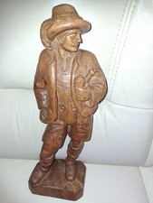 Holzfigur Der Musketier