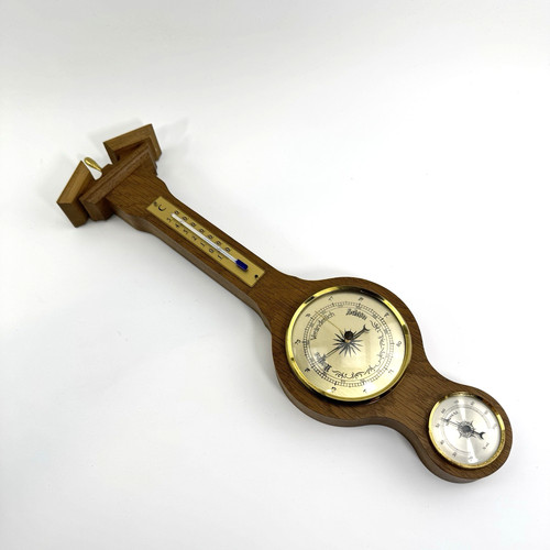 Wetterstation holz barometer - wetterstation,