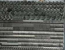 "SYMPHONIE" Bleischrift 16 Bleisatz Buchdruck Bleilettern Handsatz Alphabet ABC