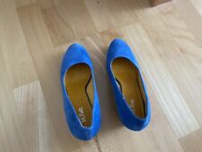 Velours Damen Pumps Royal Blau?