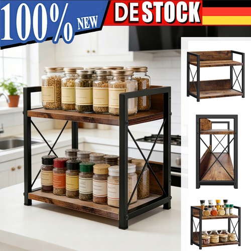 Gewürzregal küchenregal holz - gewürzregal,