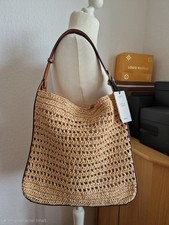 Mango Sommer Bast Tasche Neu