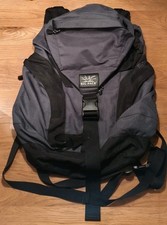 Rucksack Big  Pack Tuareg 25 Dunkelgrau / Schwarz Gebraucht , + Regenschutz 