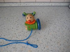  Vintage Spielzeug aus Holz, Raupe ca. 20 cm