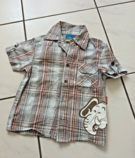 Sehr schönes kariertes  Kurzarm-Hemd für Jungen GR.86 von Topolino