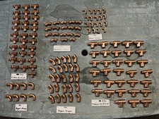 137 x  Kupfer  Lötfittinge Fittinge  Konvolut Nr 9