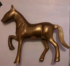 ? Messing Pferd 272g schwer Vintage Skulptur Figur Alt