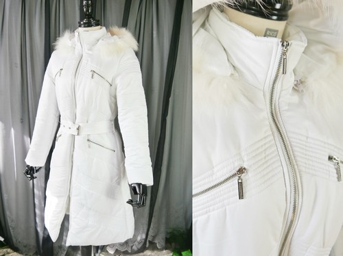 Y2k schneeweiße winterjacke - schneeweiße,