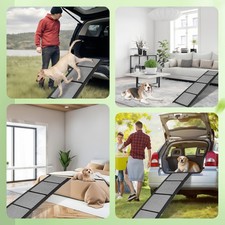 Hundetreppe Petwalk Faltbar Hunderampe Haustierrampe Verstellbaren 170*44cm