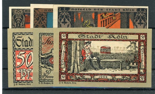Köln scheine notgeld - scheine,