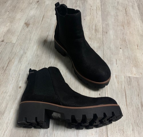 Schwarze wildleder imitat - schwarze,