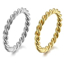 Edelstahl Ring Damen Herren