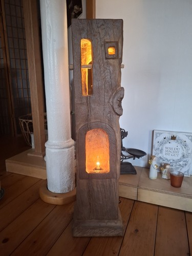 Altholz lampe stehlampe - altholz,