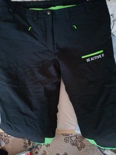 Skihose Schneehose Schwarz Neongrünn Gr.52 Polyster elasthan