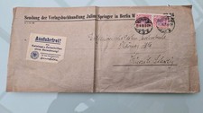 Beleg Sendung DR 1922 Verlag