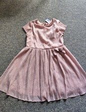 Mädchen - rosa Kleid Kurzarm