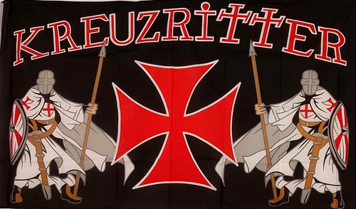 Fahne kreuzritter flagge - fahne,