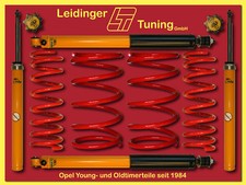 Rekord E 1   SPORT-FAHRWERK  50/35 mm  TIEFERLEGUNGSFEDERN mit Spax