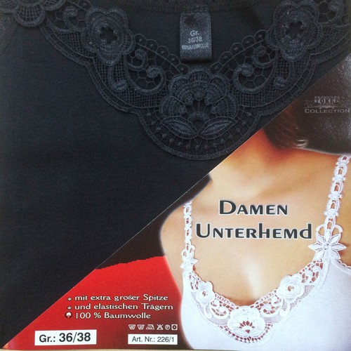 Damen unterhemd spaghetti - 2,