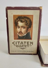 Antikes Kartenspiel "Citaten