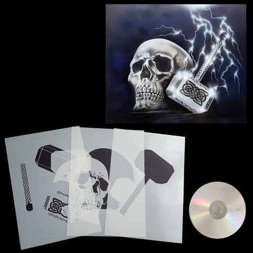 Schablone thors hammer - thors,