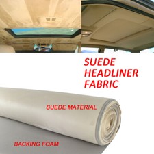 Beige Suede Headliner Fabric
