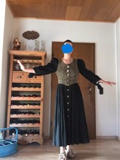 Tolles Winter-Dirndl aus Leinenstoff Gr. 38 ( gut für Mittelalter-Märkte)