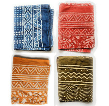 Neu groß indisch REINE BAUMWOLLE Batik Hand Block gedruckt Sarong Pareo Strand Halstuch