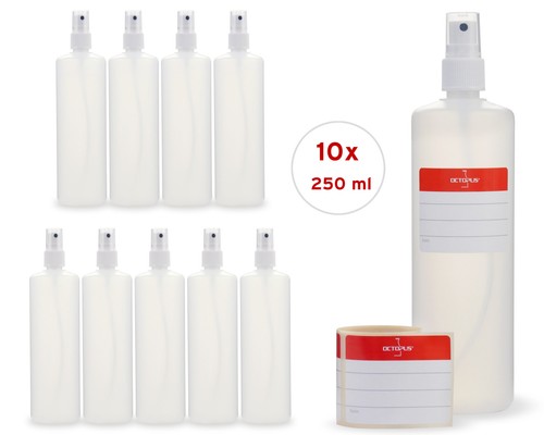 10x sprühflasche 250ml - 250ml, mit