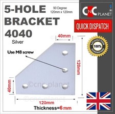 5 Loch Eckverbindungsplatte 90