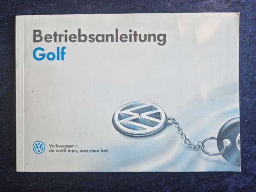 Golf bedienungsanleitung - vw,