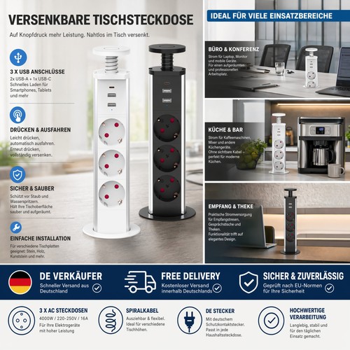 Fach steckdosenleiste - fach,