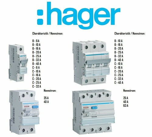 Hager schalter - ls,